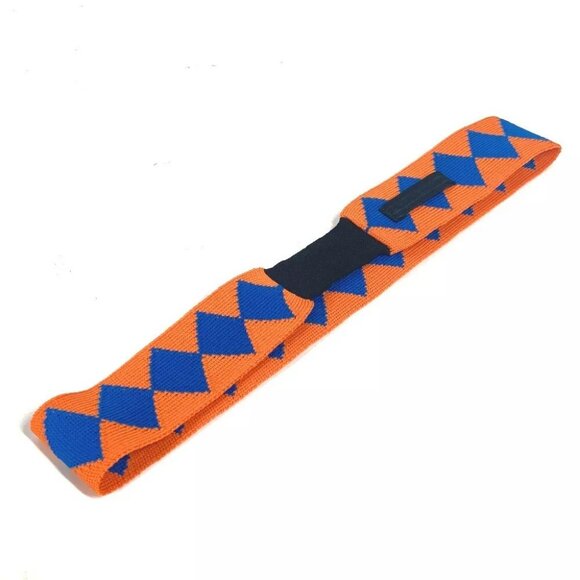 PRADA headband hair accessories hair band cotton Orange/blue